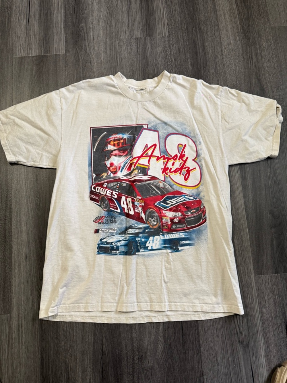 Amok Racing Racing Graphic Tee With Lowe's #48 Design